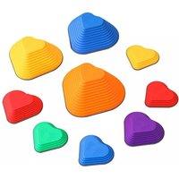 Hygrad Built to Survive 11 PCs Stepping Stones Non-slip for Kids Balance Sensory Play