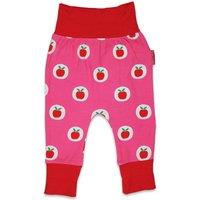 Toby Tiger Apple Print Yoga Pants in Pink | Size: 6-12 m