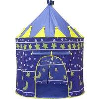 Kelvenix Childrens Kids Baby Pop Up Play Tent Fairy Playhouse in Blue