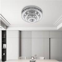 3-Tier Chic Crystal Ceiling Light with Chrome Finish in Silver