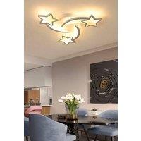 Childlike Shooting Stars LED Energy-efficient Ceiling Light in White
