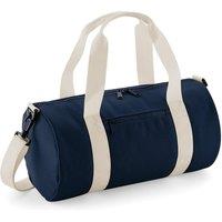 Bagbase Men's Mini Barrel Bag Pack of 2 in Dark Navy