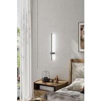 H&O Direct 360 Degree Rotatable LED Straight Wall Light in Black