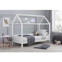 Birlea Home Bed Children's Wooden Bed Frame in White | Size: Single