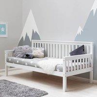 Crazy Price Beds Ltd Blythe White Wooden bed frame | Size: Single