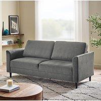 FurnitureboxUK Logan Fabric 3 Seater Sofa in Grey