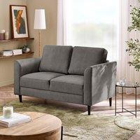 FurnitureboxUK Logan Fabric 2 Seater Sofa in Grey