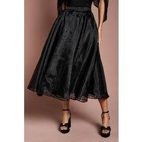 Coast Women's Organza Skirt in Black | Size: 14
