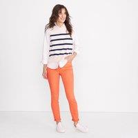 Lands' End Women's Petite Slim Leg Ankle Jeans, High Waisted in Orange | Size: 12