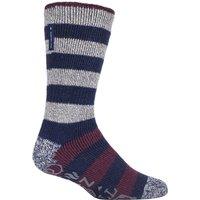 SOCKSHOP Heat Holders Men's 1 Pair Oakley Lounge Socks in Grey | Size: 6-11