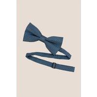 Oswin Hyde Men's Herringbone Blue Bowtie