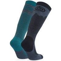 TOG24 Men's 'Aprica' Ski Socks in Turquoise | Size: Large