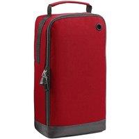 Bagbase Men's Sport Shoe Accessory Bag (8 Litres) Pack of 2 in Red