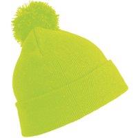 Result Men's Pom Pom Beanie in Yellow