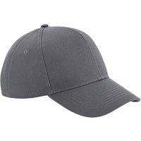 Beechfield Men's Ultimate 6 Panel Cap in Mid Grey