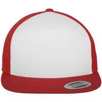 Flexfit Men's Contrast Trucker Cap in Red