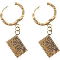Something Different Men's Mixtape Dangle Earrings in Gold