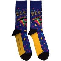 The Beatles Men's Magical Mystery Tour Ankle Socks in Blue | Size: 4-7