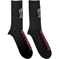 Iron Maiden Men's Killers Eddie Ankle Socks in Black | Size: 4-7