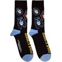 Guns N Roses Men's Skulls Band Ankle Socks in Black | Size: 4-7