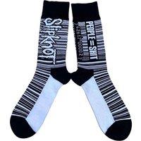 Slipknot Men's Barcode Ankle Socks in Black | Size: 4-7