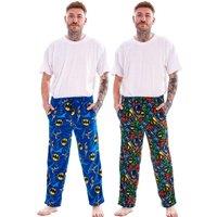 Batman Men's Lounge Pants Pack of 2 | Size: Large