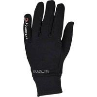 Dublin Men's Fleece Polartech Riding Gloves in Black | Size: 9