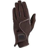 Dublin Men's Airflow Honeycomb Riding Gloves in Chocolate | Size: 8