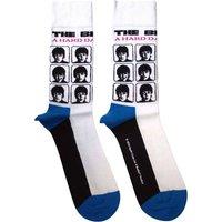 The Beatles Men's A Hard Days Night Album Ankle Socks in White | Size: 4-7