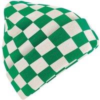 Beechfield Men's Checkerboard Beanie in Green