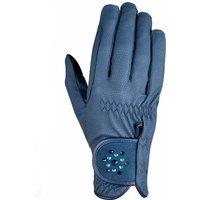 Dublin Men's Bling Everyday Riding Gloves in Navy | Size: 9
