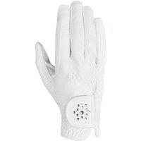 Dublin Men's Bling Everyday Riding Gloves in White | Size: 9