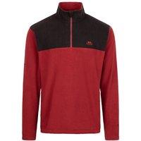 Trespass Men's Curtiston AT100 Fleece Top in Dark Red | Size: XL