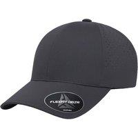 Flexfit Men's Delta Snapback Baseball Cap in Dark Grey