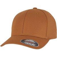 Flexfit Men's Cotton Canvas Baseball Cap in Brown | Size: S/M