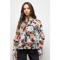 Oasis Women's Boho Ruffle Top | Size: 10