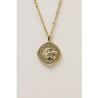Jon Richard Women's 18Ct Real Gold Plated Molten Horoscope Pendant - Aries