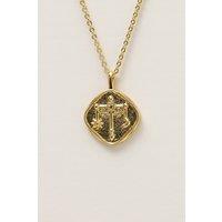 Jon Richard Women's Gold Plated Molten Horoscope Pendant - Libra