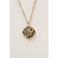 Jon Richard Women's Gold Plated Molten Horoscope Pendant - Scorpio