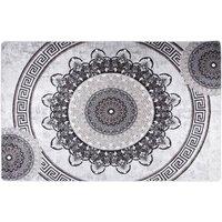 Berkfield Home Rug Washable 160x230 cm Multicolour Anti Slip | Size: 100 cm diameter