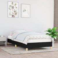 Berkfield Home Bed Frame Black 90x190 cm Single Fabric