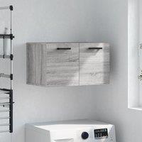 Berkfield Home Wall Cabinet Grey Sonoma 60x36.5x35 cm Engineered Wood
