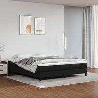 Berkfield Home Bed Frame without Mattress Black Super King Faux Leather (UK/IE/FI/NO only)