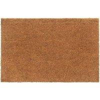 Berkfield Home Door Mat Natural 65x100 cm Tufted Coir in Brown