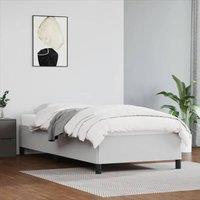 Berkfield Home Bed Frame White 90x190 cm Single Faux Leather
