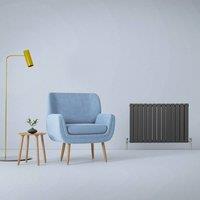 Monstershop Designer Flat Panel Radiators Anthracite Grey 600mm x 910mm