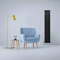 Monstershop Designer Flat Panel Radiators Matt Black 1600mm x 280mm