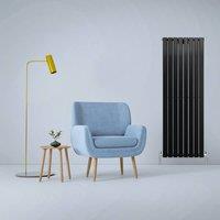 Monstershop Designer Flat Panel Radiators Matt Black 1600mm x 560mm