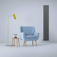 Monstershop Designer Flat Panel Radiators Anthracite Grey 1800mm x 280mm