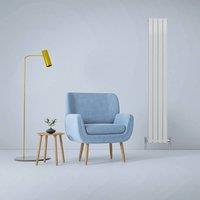 Monstershop Designer Flat Panel Radiators Gloss White 1800mm x 280mm